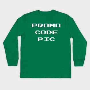 PROMO CODE PIC Kids Long Sleeve T-Shirt